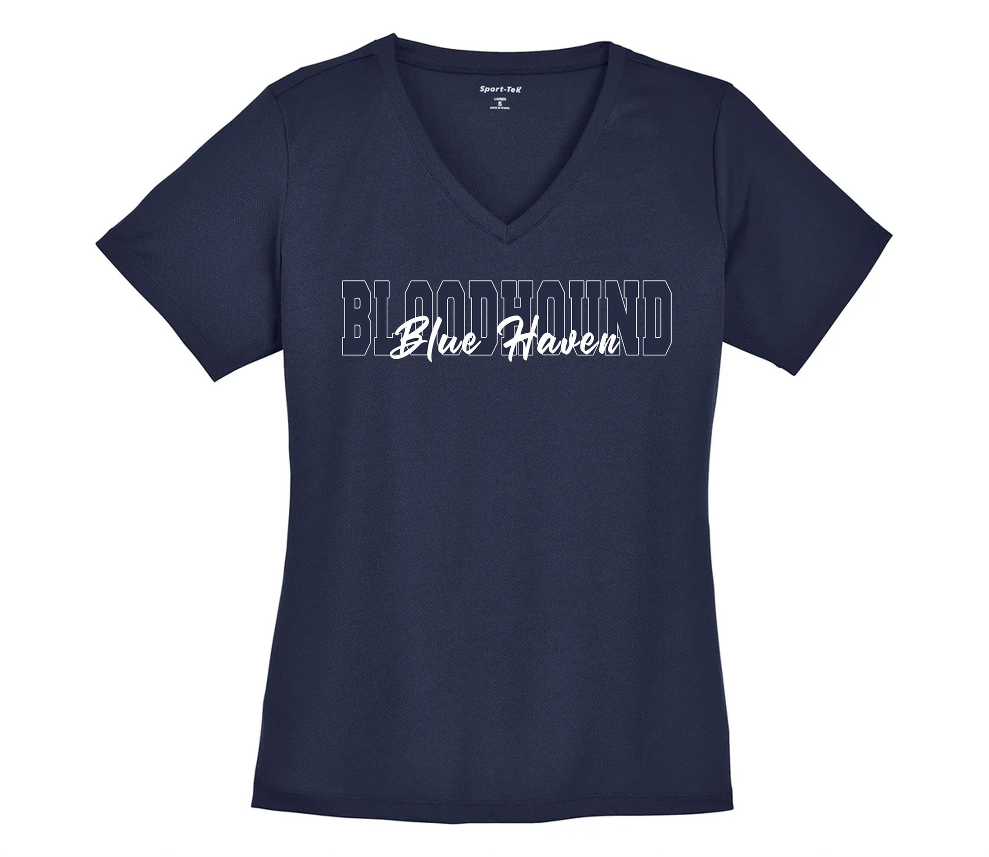 Blue Haven Bloodhound Women's V-Neck t-shirt